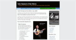 Desktop Screenshot of chetatkinssolosessions.com